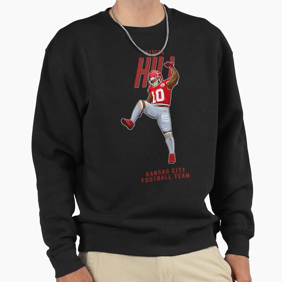TH 10 Kansas City Football Team Sweatshirt - Aesthetic Graphic Unisex - T-Shirt, Sweatshirt, Hoodie