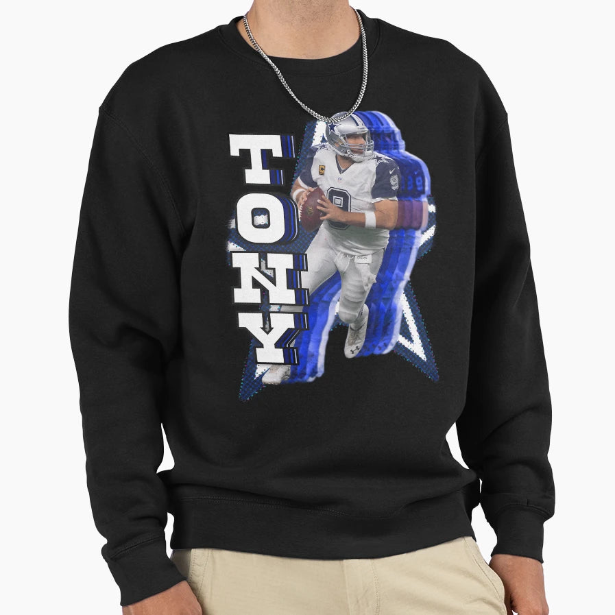 Dallas Cowboy Legend Tony Romo Sweatshirt - Novelty Apparel Men Women - T-Shirt, Sweatshirt, Hoodie