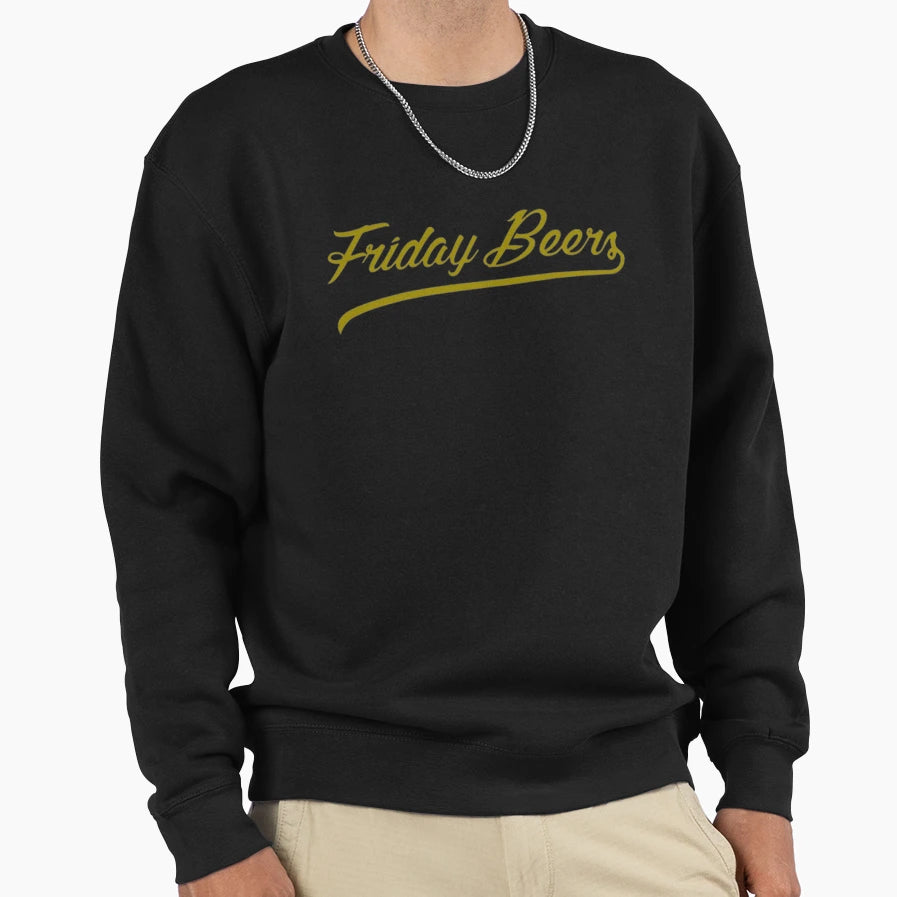 Friday Beers Sweatshirt - Custom Art Print for Adults - T-Shirt, Sweatshirt, Hoodie