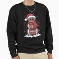 Football Snowman Football Sweatshirt - Trendy Graphic for Adults - T-Shirt, Sweatshirt, Hoodie