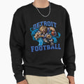 Detroit Football Sweatshirt - Trendy Graphic Men Women - T-Shirt, Sweatshirt, Hoodie