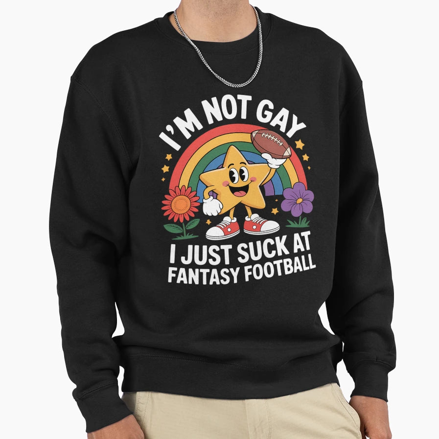 Gay Funny Joke Football Sweatshirt - Novelty Apparel Men Women - T-Shirt, Sweatshirt, Hoodie