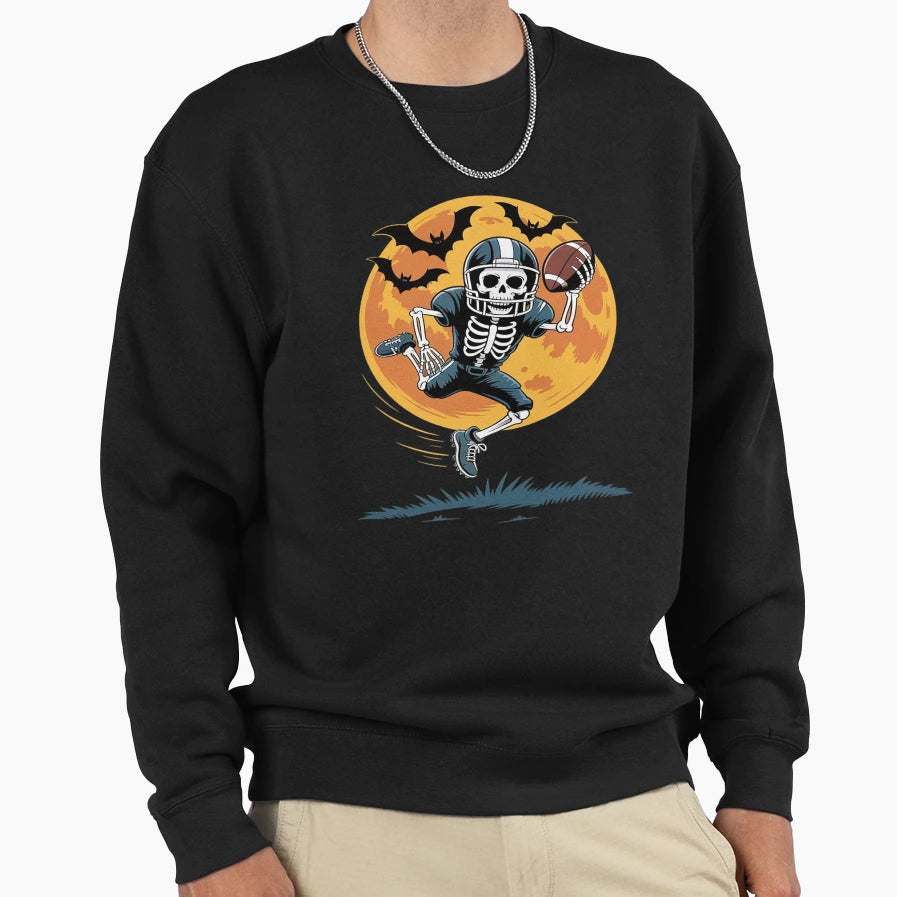 American Football Skeleton Sweatshirt - Fun Novelty Design Unisex - T-Shirt, Sweatshirt, Hoodie