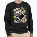 Coquette Bow Football Gold Sweatshirt - Casual Everyday Wear for Adults - T-Shirt, Sweatshirt, Hoodie