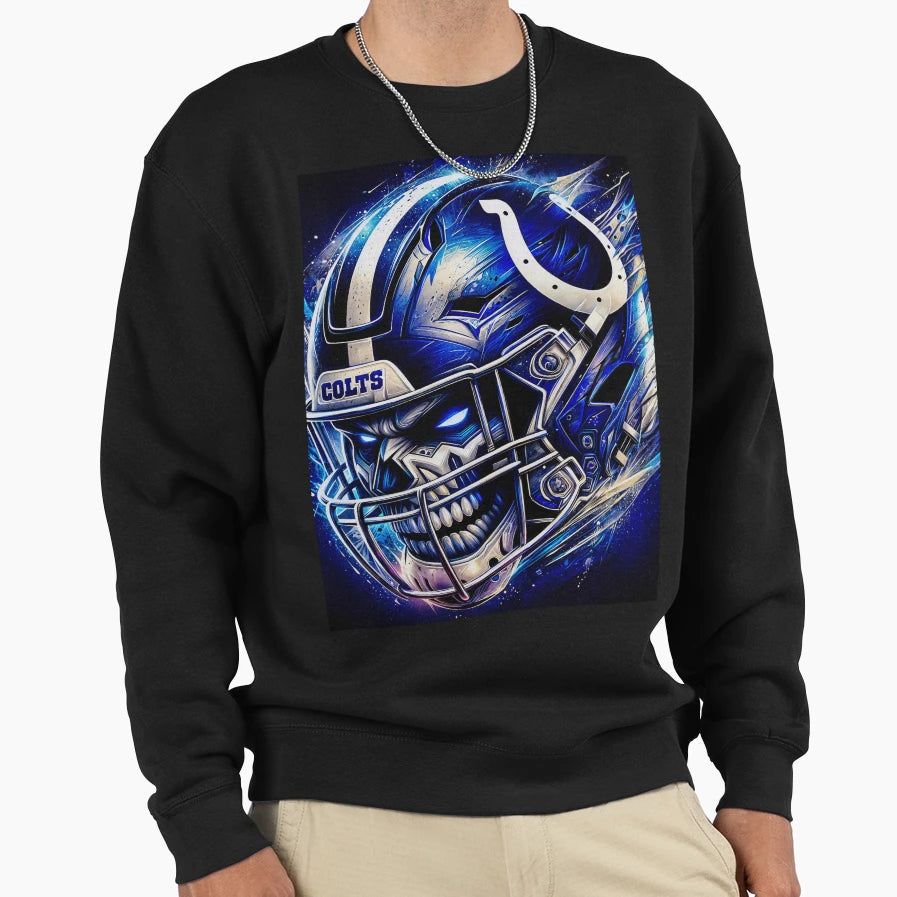Colts Mural Type Art Sweatshirt - Fun Novelty Design Unisex - T-Shirt, Sweatshirt, Hoodie
