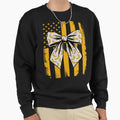 Banana Coquette Bow American Flag Sweatshirt - Custom Art Print Unisex - T-Shirt, Sweatshirt, Hoodie