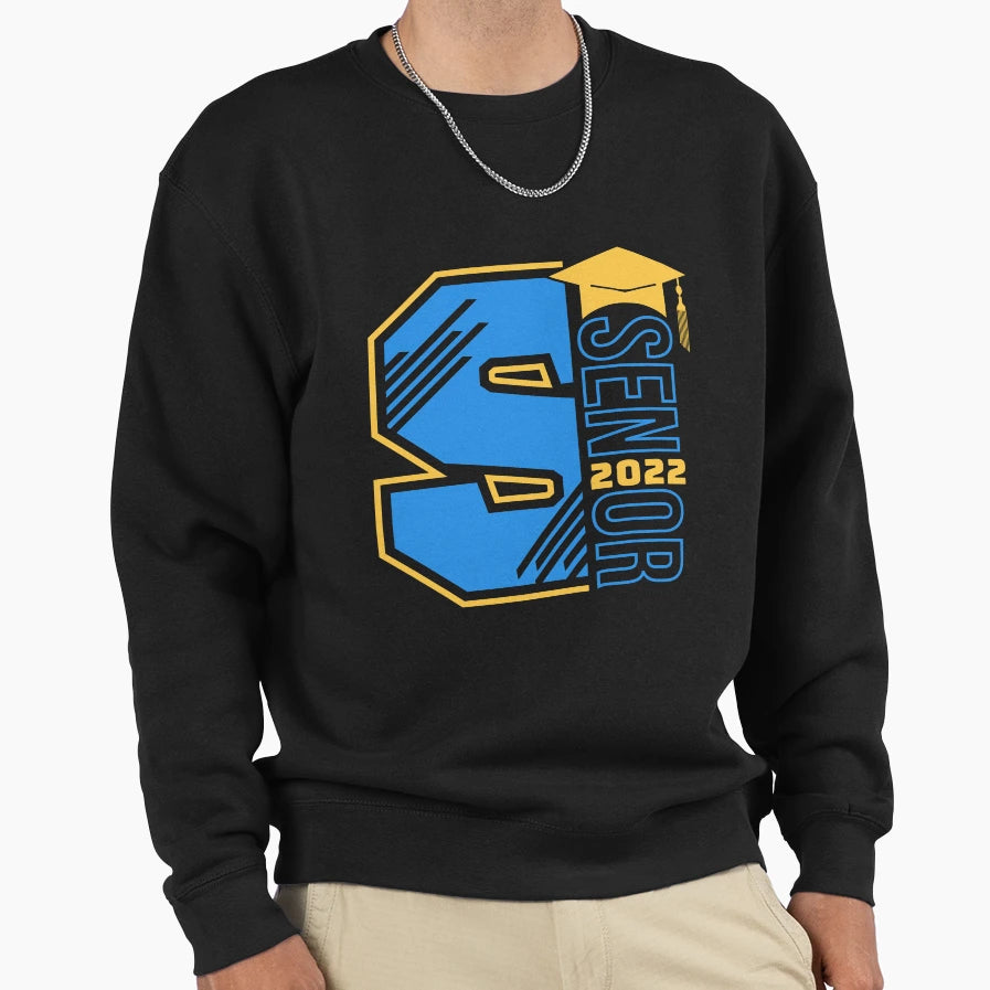 Senior 2022 Sweatshirt - Aesthetic Graphic for Adults - T-Shirt, Sweatshirt, Hoodie