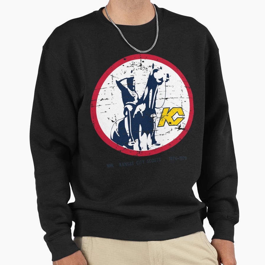 Kansas City Scouts Sweatshirt - Graphic Print for Adults - T-Shirt, Sweatshirt, Hoodie