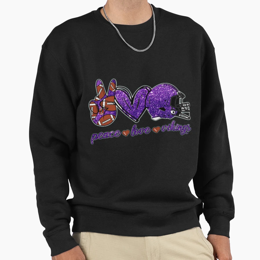 Art Minnesota Vikings Sweatshirt - Streetwear Style Unisex - T-Shirt, Sweatshirt, Hoodie