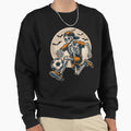 Funny Skeleton Soccer Player Sweatshirt - Graphic Print for Adults - T-Shirt, Sweatshirt, Hoodie