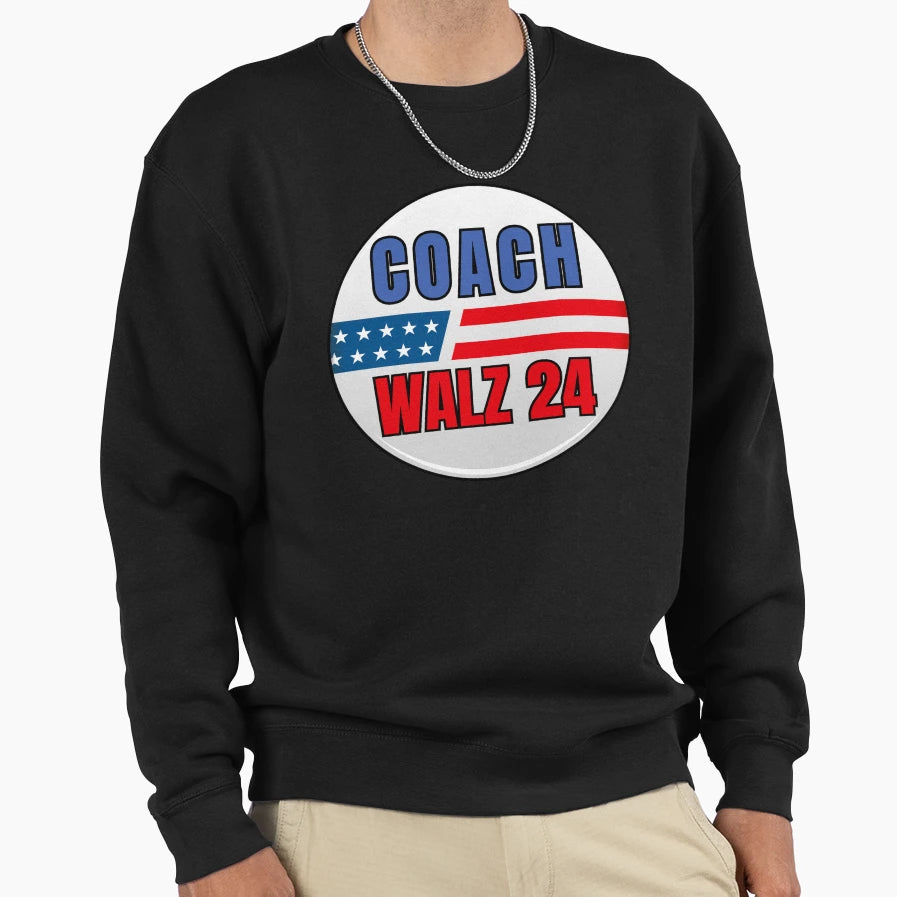 Coach Walz 24 Sweatshirt - Graphic Print Unisex - T-Shirt, Sweatshirt, Hoodie
