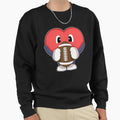 Heart American Football Sports Sweatshirt - Graphic Print Unisex - T-Shirt, Sweatshirt, Hoodie