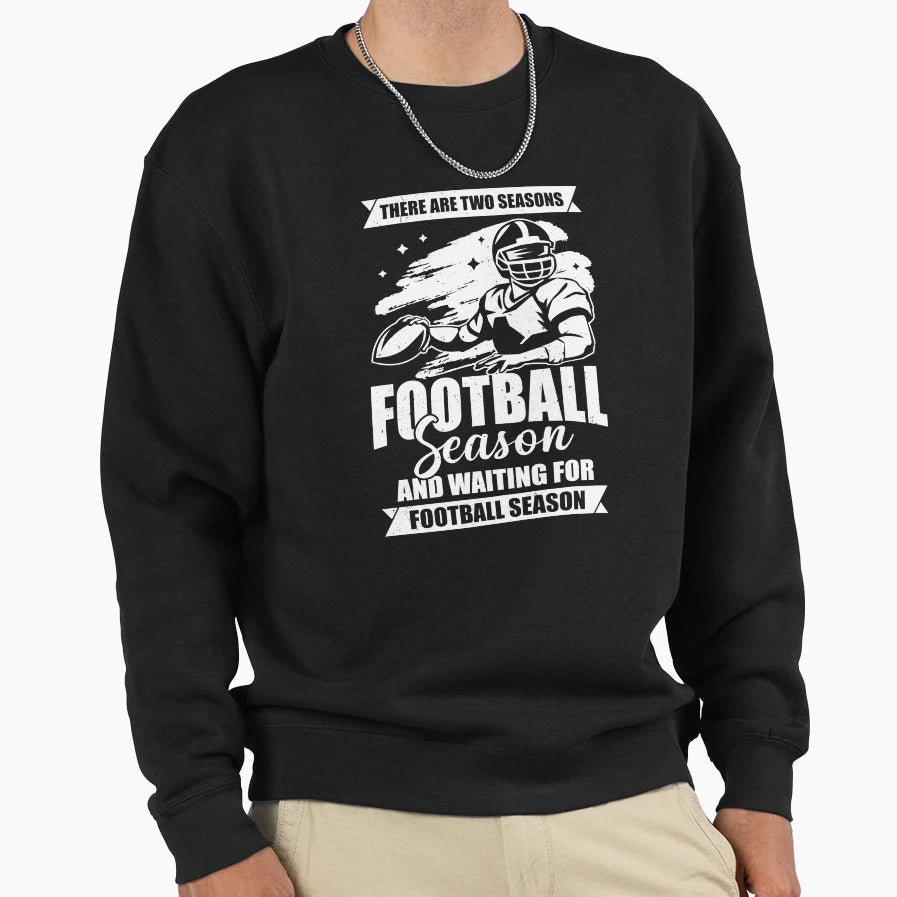 American Football Season Player Sweatshirt - Minimalist Print Men Women - T-Shirt, Sweatshirt, Hoodie