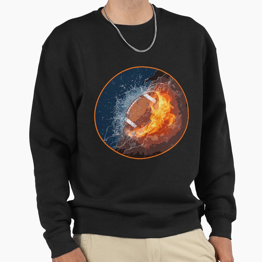 Football Sweatshirt - Aesthetic Graphic Unisex - T-Shirt, Sweatshirt, Hoodie