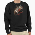 Old School Football Distressed Street Sweatshirt - Streetwear Style Unisex - T-Shirt, Sweatshirt, Hoodie