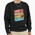Eat Sleep Football Repeat Love Sweatshirt - Minimalist Print for Adults - T-Shirt, Sweatshirt, Hoodie