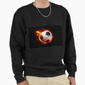 Soccer Ball Sweatshirt - Aesthetic Graphic for Adults - T-Shirt, Sweatshirt, Hoodie