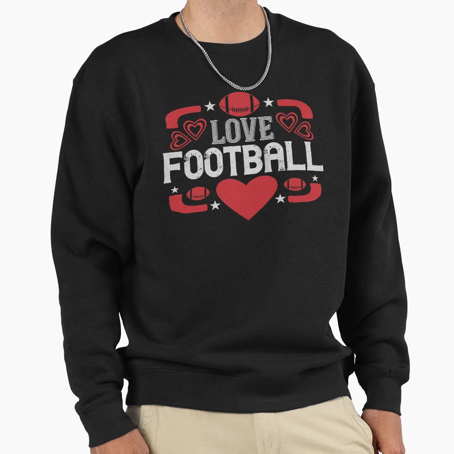 Football Sweatshirt - Streetwear Style Men Women - T-Shirt, Sweatshirt, Hoodie