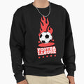 Footballeuse Le Football Je Joue Au Sweatshirt - Trendy Graphic Men Women - T-Shirt, Sweatshirt, Hoodie