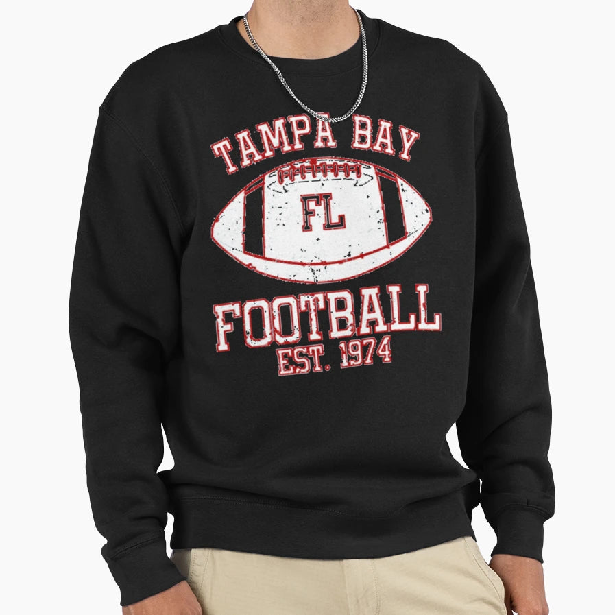 Tampa Bay Buccaneers Sweatshirt - Minimalist Print for Adults - T-Shirt, Sweatshirt, Hoodie