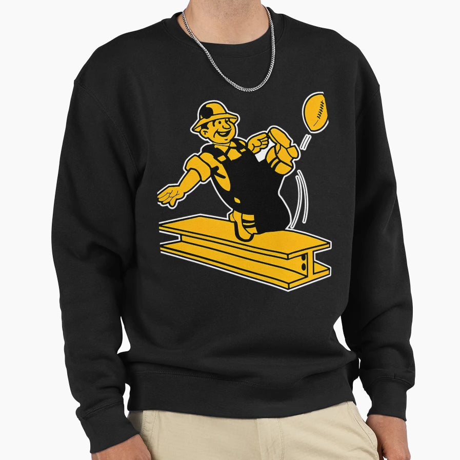 1962 Steelers Steely Mcbeam Sweatshirt - Custom Art Print Men Women - T-Shirt, Sweatshirt, Hoodie