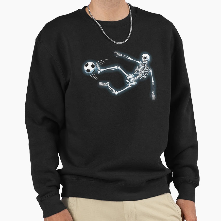 Soccer Skeleton Soccer Goalkeeper Sweatshirt - Casual Everyday Wear Unisex - T-Shirt, Sweatshirt, Hoodie