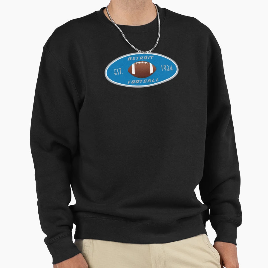Detroit Football Sweatshirt - Streetwear Style Unisex - T-Shirt, Sweatshirt, Hoodie