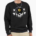 Dogeskull Sweatshirt - Unique Graphic Men Women - T-Shirt, Sweatshirt, Hoodie