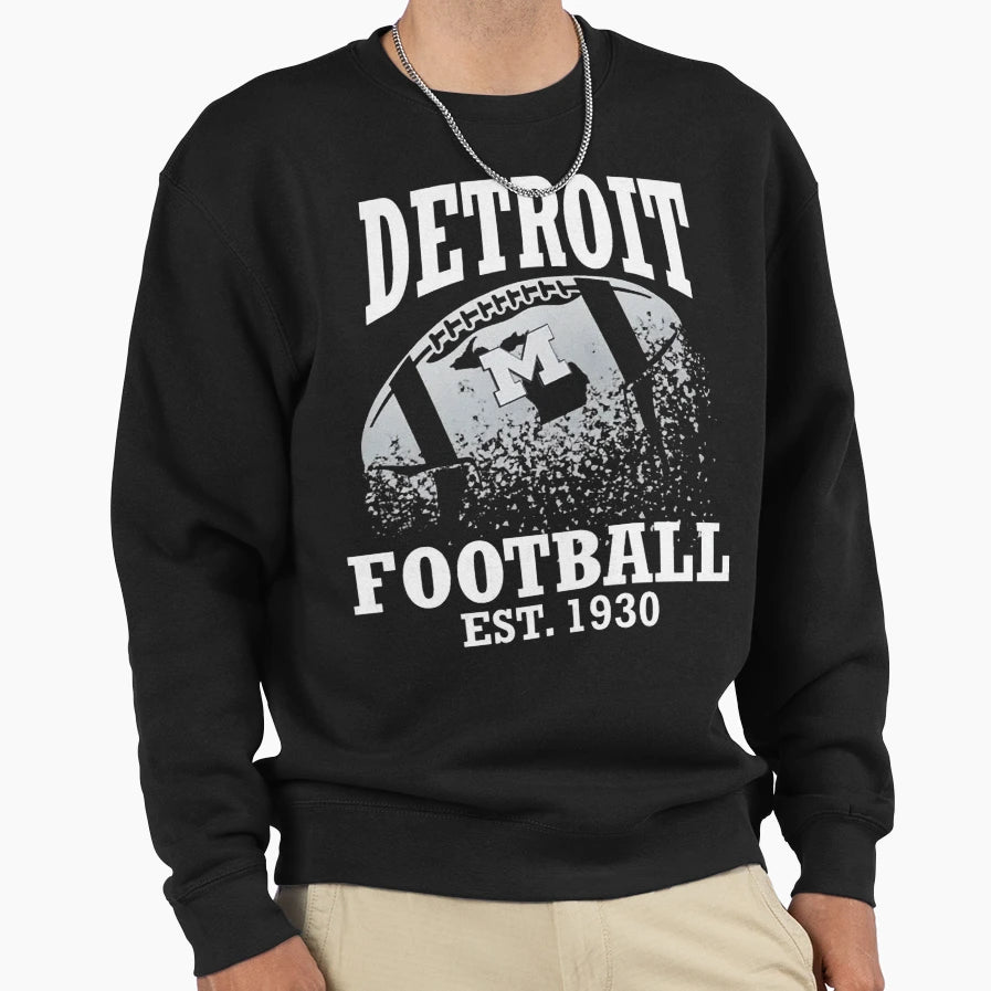 Football Detroit Lions Sweatshirt - Fun Novelty Design for Adults - T-Shirt, Sweatshirt, Hoodie