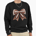 Football Coquette Bow Touchdown Sweatshirt - Novelty Apparel for Adults - T-Shirt, Sweatshirt, Hoodie
