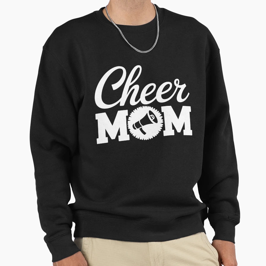 Cheer Mom Sweatshirt - Trendy Graphic Men Women - T-Shirt, Sweatshirt, Hoodie