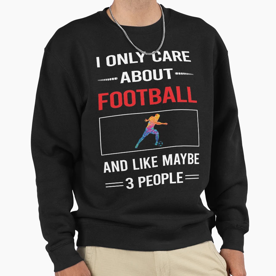 Funny 3 People Football Sweatshirt - Unique Graphic Men Women - T-Shirt, Sweatshirt, Hoodie