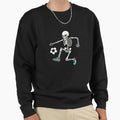 Skull Striker Mid Kick Colorful Sweatshirt - Fun Novelty Design Unisex - T-Shirt, Sweatshirt, Hoodie