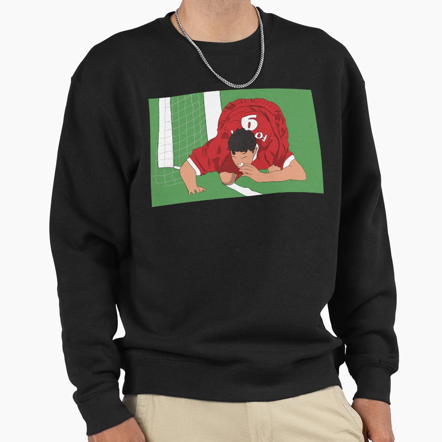 Robbie Fowler 90S Celebration Sweatshirt - Unique Graphic Unisex - T-Shirt, Sweatshirt, Hoodie