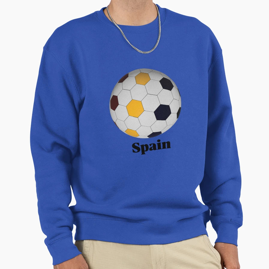 Spain Soccer Sweatshirt - Minimalist Print Men Women - T-Shirt, Sweatshirt, Hoodie