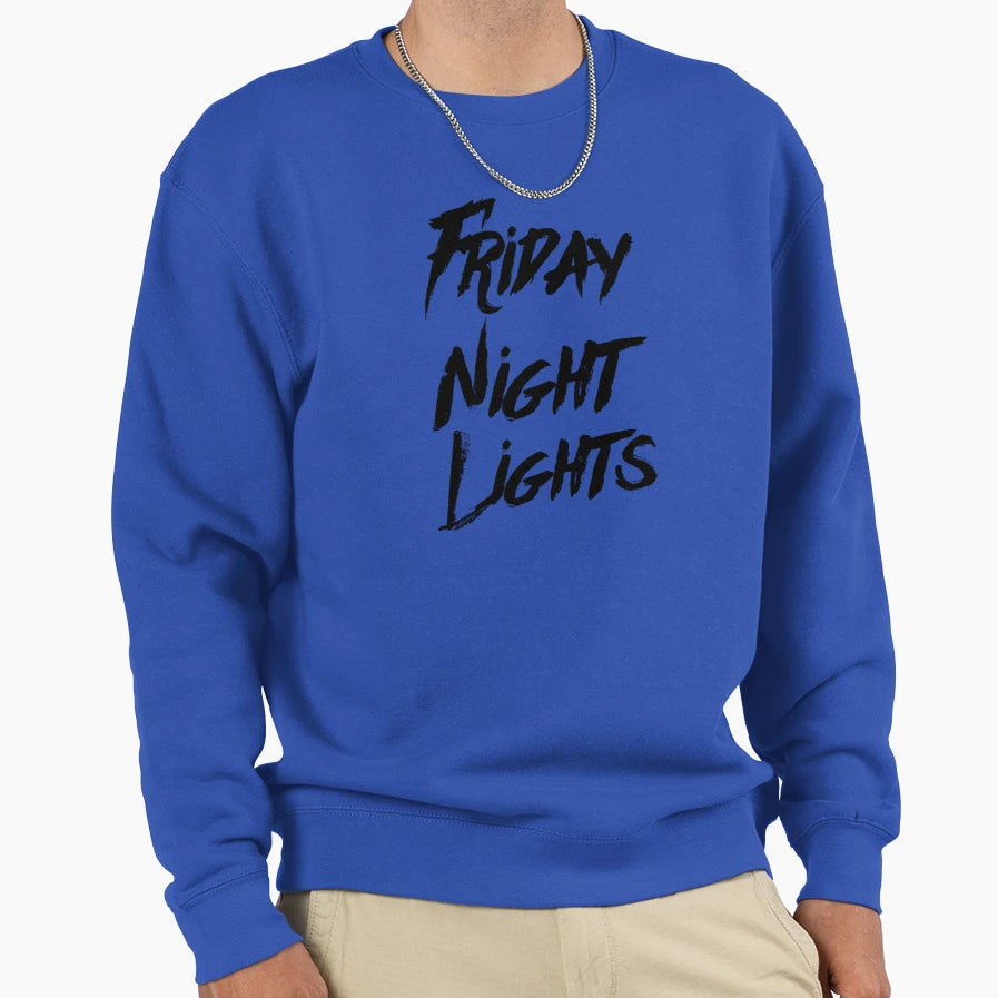 Football Friday Night Lights Sweatshirt - Unique Graphic Unisex - T-Shirt, Sweatshirt, Hoodie