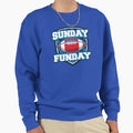 Sunday Funday Sports Day Sweatshirt - Custom Art Print Unisex - T-Shirt, Sweatshirt, Hoodie