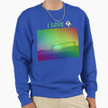 I Love Football Sweatshirt - Casual Everyday Wear for Adults - T-Shirt, Sweatshirt, Hoodie