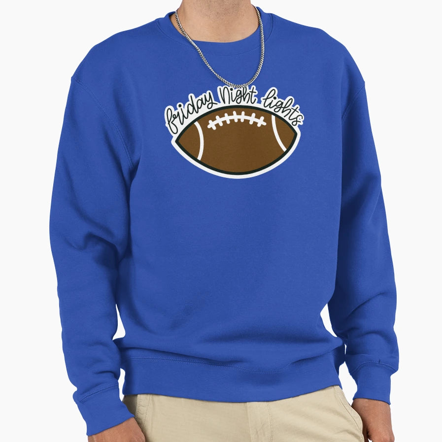 Friday Night Lights Football Sweatshirt - Trendy Graphic Unisex - T-Shirt, Sweatshirt, Hoodie