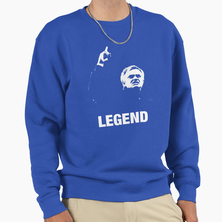 Jose Mourinho Legend Sweatshirt - Unique Graphic Unisex - T-Shirt, Sweatshirt, Hoodie