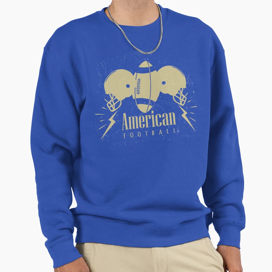 American Football Sweatshirt - Trendy Graphic Unisex - T-Shirt, Sweatshirt, Hoodie