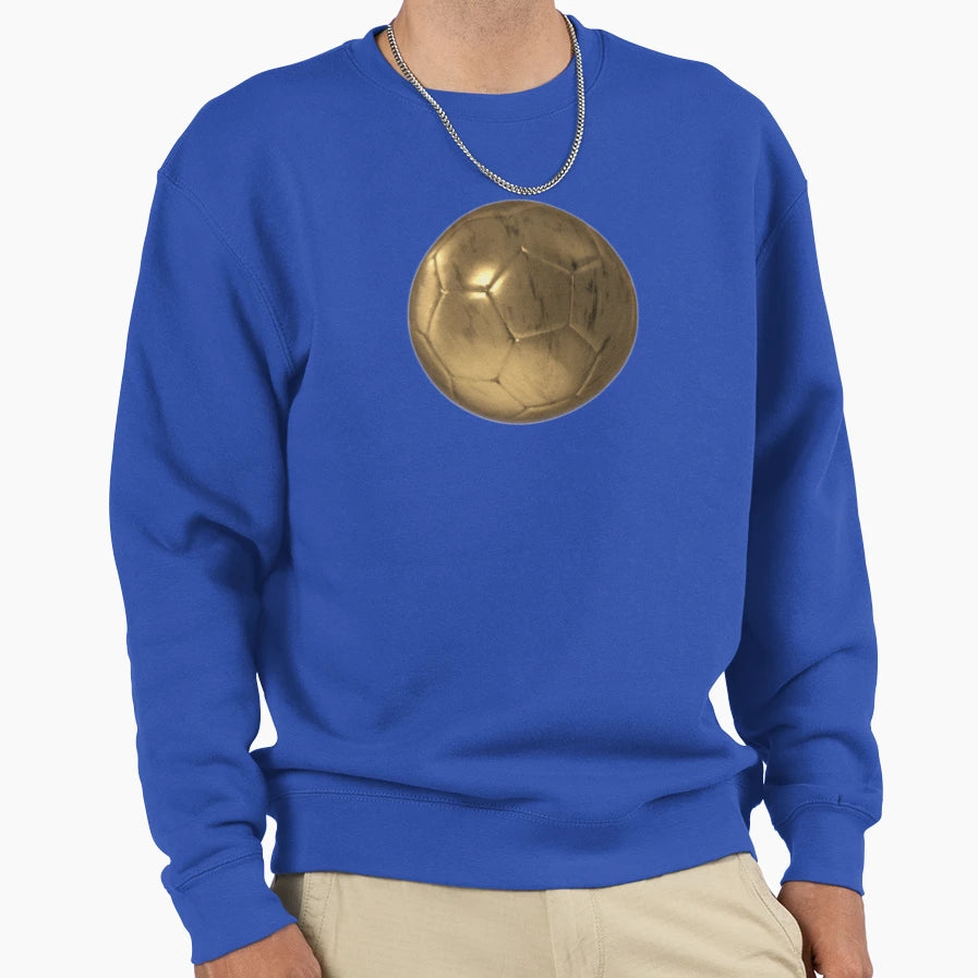 Golden Soccer Sweatshirt - Novelty Apparel Unisex - T-Shirt, Sweatshirt, Hoodie