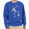 France Dab Dabbing Skeleton Sweatshirt - Minimalist Print for Adults - T-Shirt, Sweatshirt, Hoodie