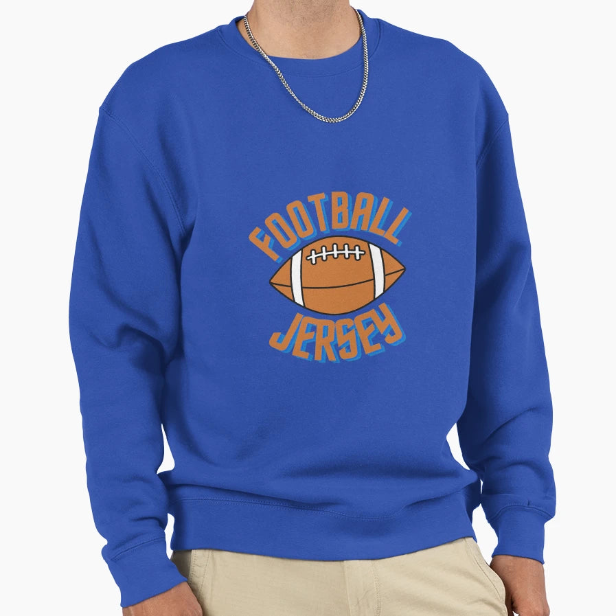 Football Jersey Sweatshirt - Custom Art Print for Adults - T-Shirt, Sweatshirt, Hoodie