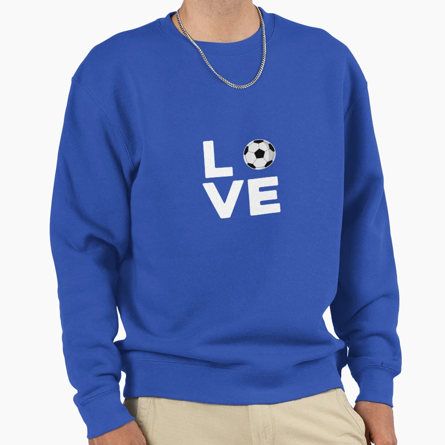 Love Soccer Sweatshirt - Unique Graphic for Adults - T-Shirt, Sweatshirt, Hoodie