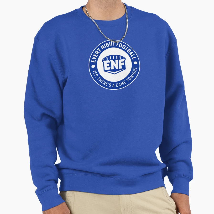 Every Night Football Circular Slogan Sweatshirt - Graphic Print Unisex - T-Shirt, Sweatshirt, Hoodie