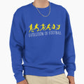 Evolution Football Soccer Sweatshirt - Graphic Print for Adults - T-Shirt, Sweatshirt, Hoodie