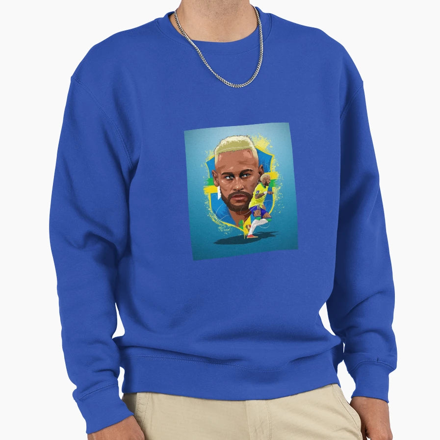 Neymar Art Neymar Illustration T-Shirt - Fun Novelty Design for Adults - T-Shirt, Sweatshirt, Hoodie