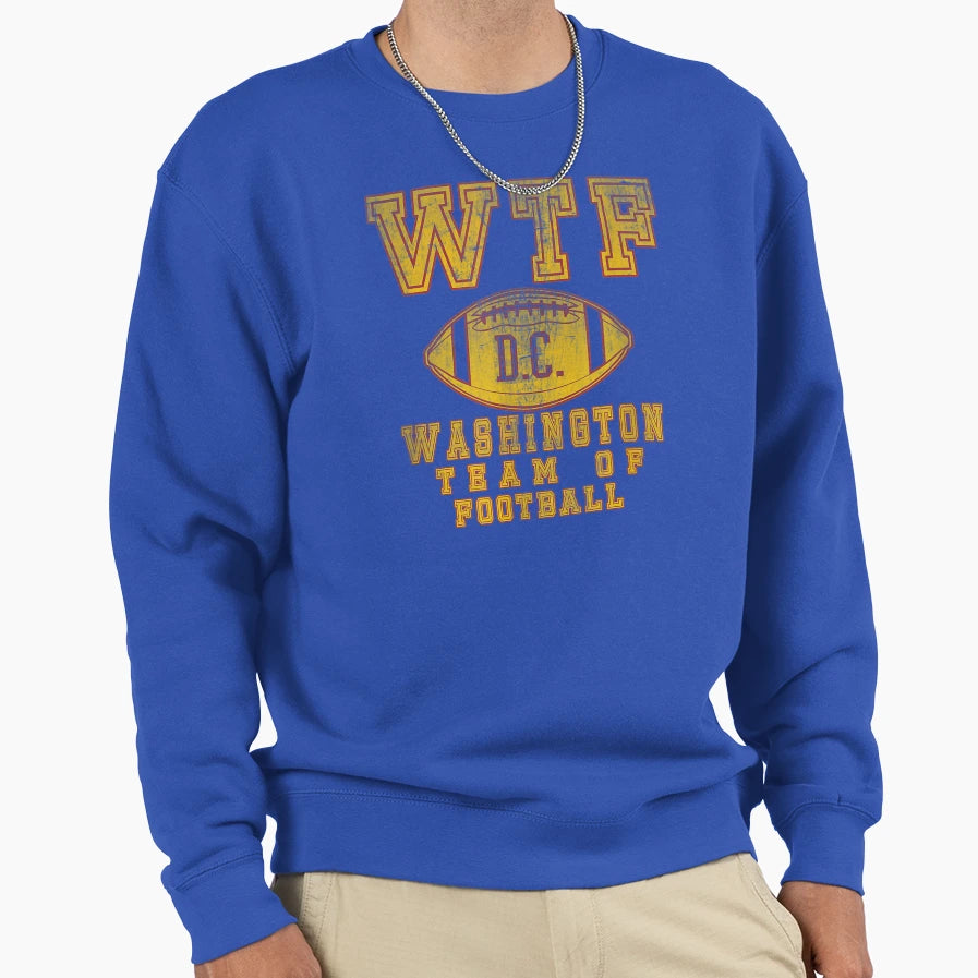 Football Sport Yellow Sweatshirt - Minimalist Print for Adults - T-Shirt, Sweatshirt, Hoodie