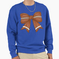 Football Bow Illustration Sweatshirt - Casual Everyday Wear for Adults - T-Shirt, Sweatshirt, Hoodie